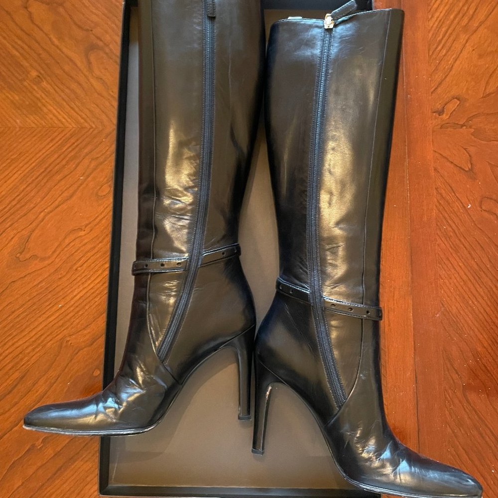 Gucci Malaga Kid Knee High Boots 7 - Picture 2 of 10